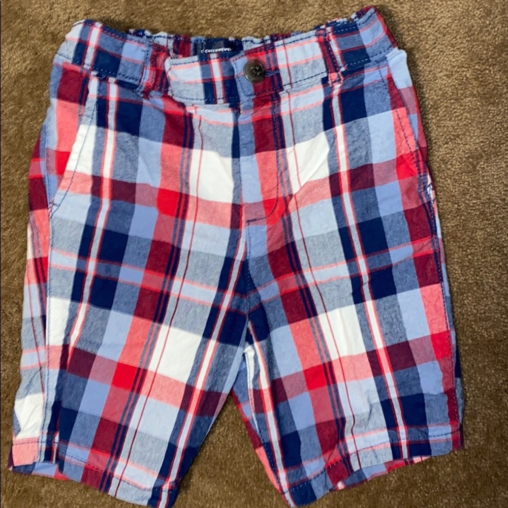 4/$20 SALE Plaid Chino Shorts